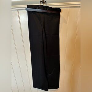 MOTIONWEAR Mens Large Child Black Zipper Front Long Pants Dance Costume